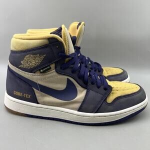Air Jordan 1 Element GORE-TEX High Sky Shoes Men Size 9 Purple Yellow Sneakers
